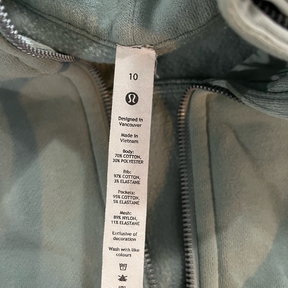 Lululemon Scuba Hoodie *Light Cotton Fleece - Heathered Island Mist - Picture 11 of 12